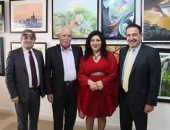 افتتاح معرض (احاسيس والوان) في محترف l’atelier عاليه بلبنان