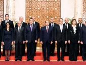الرئيس المصري عبدالفتاح السيسي يشهد أداء عدد من الوزراء ونواب الوزراء الجدد اليمين الدستورية