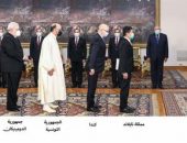 الرئيس عبد الفتاح السيسي يتسلم اليوم أوراق اعتماد خمسة عشر سفيراً جديداً،