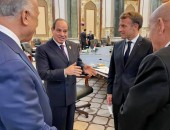 السيد الرئيس عبد الفتاح السيسي يلتقي، في العاصمة العراقية بغداد، مع الرئيس إيمانويل ماكرون، رئيس الجمهورية الفرنسية.