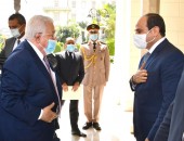 السيد الرئيس عبد الفتاح السيسي يستقبل اليوم بقصر الاتحادية الرئيس الفلسطيني محمود عباس أبو مازن.