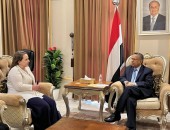 رئيس مجلس الشورى يلتقي القائمة بأعمال السفير الأمريكي لدى اليمن