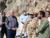 الدكتور عبد العاطى يفتتح أعمال للحماية من أخطار السيول بمحافظة جنوب سيناء