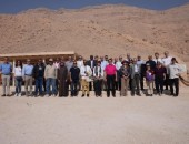35 سفيراً من سفراء دول العالم يزورون البر الغربي ويعربوا عن انبهارهم بروعة مقبرة الملكة نفرتاري وبألوانها الزاهية