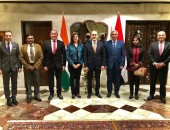 السفير المصري في الهند يستقبل الوفد المصري رفيع المُستوى المشارك في النسخة الـ 14 للمعرض والمُؤتمر الدولي لمُعدات السكك الحديدية (IREE-2021)