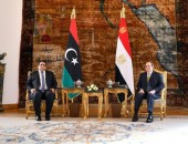 السيد الرئيس عبد الفتاح السيسي يؤكد دعم مصـر الكامل لكل ما من شأنه أن يحقق المصلحة العليا للشقيقة ليبيا، ويفعل الإرادة الحرة لشعبها، ويحافظ على وحدة وسيادة اراضيها.