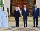 السيد الرئيس عبد الفتاح السيسي يؤكد توافق وجهات النظر والمواقف مع البحرين تجاه كافة القضايا، ومشدداً على موقف مصر الثابت تجاه الحفاظ على أمن الخليج