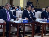 السفير المصري في بكين يُلقي الخطاب الختامي لحوار التبادل بين الحضارات أمام كبار قيادات الدولة الصينية