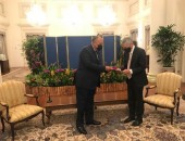 الوزير سامح شكري يسلم رسالة موجهة من السيد الرئيس إلى رئيس الوزراء السنغافوري