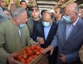 وزير التنمية المحلية ومحافظ القاهرة يتفقدان سوق العبور لمتابعة توافر الخضروات والفاكهة والأسماك للمواطنين