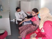 تقديم الخدمات الطبية ل ١٦٣٥ متردداً على قافلة حياة كريمة بلقرية بطيطة بكفر الشيخ