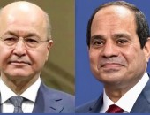 السيد الرئيس عبد الفتاح السيسي يجري اتصالاً هاتفياً مع الرئيس العراقي برهم صالح