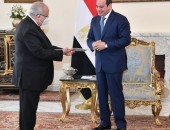 السيد الرئيس عبد الفتاح السيسي يستقبل السيد رمطان لعمامرة، وزير خارجية الجمهورية الجزائرية الديمقراطية الشعبية،