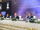 رئيس الوزراء يلقي كلمة خلال الجلسة الافتتاحية لاجتماع القاهرة رفيع المستوى السادس لرؤساء المحاكم الدستورية والمحاكم العليا والمجالس الدستورية الأفريقية
