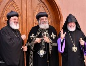 لقاء بطاركة الكنائس الأرثوذكسية الشرقية بالشرق الأوسط بمركز لوجوس بوادي النطرون