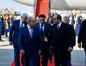 “السيد الرئيس عبدالفتاح السيسي يصل  الى مدينة باكو عاصمة اذربيجان في زيارة ثنائية وذلك في اطار تعزيز العلاقات المتميزة بين البلدين الصديقين”.