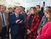 وزيرة الثقافة ومحافظ الإسكندرية يتفقدان مركز الحرية للإبداع  بالإسكندرية للوقوف على سير العمل