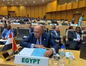 وزير الخارجية يلقي كلمة مصر حول البند الخاص بجلسة رؤساء الدول والحكومات الإفريقية العشر حول إصلاح مجلس الأمن