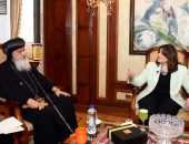 وزيرة الهجرة تستقبل أسقف عام الكنيسة القبطية الأرثوذكسية بأفريقيا لبحث سبل التعاون