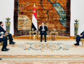 السيد الرئيس عبد الفتاح السيسي يستقبل السيد محمد الحلبوسي، رئيس مجلس النواب العراقي