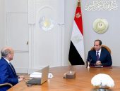 Mr. President Abdel Fattah El-Sisi meets with Counselor Omar Marawan, Minister of Justice, to follow up the process of developing the litigation system at the level of the Republic