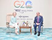 السيد الرئيس عبد الفتاح السيسي يلتقي مع السيدة أورسولا فون ديرلاين، رئيسة المفوضية الأوروبية، وذلك على هامش انعقاد انعقاد قمة مجموعة العشرين بالهند.