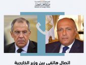 وزير الخارجية يناقش مع وزير خارجية روسيا دور مجلس الأمن في وقف التصعيد على الساحتين الفلسطينية والإسرائيلية