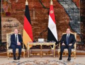 السيد الرئيس عبد الفتاح السيسي يستقبل بقصر الاتحادية المستشار الألماني أولاف شولتز.