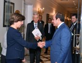 السيد الرئيس عبد الفتاح السيسي يستقبل السيدة “كاترين كولونا” وزيرة خارجية فرنسا، وذلك بحضور السيد سامح شكري وزير الخارجية.