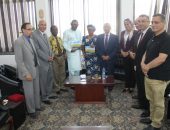زيارة رسمية  لنائب وزير الزراعة وسفير سيراليون الي مركز البحوث الزراعية