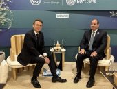 لسيد الرئيس عبد الفتاح السيسي يلتقي مع الرئيس الفرنسي إيمانويل ماكرون، وذلك على هامش أعمال “الدورة الـ٢٨ لمؤتمر أطراف اتفاقية الأمم المُتحدة الإطارية لتغير المناخ” في دبي.