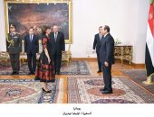 السيد الرئيس عبد الفتاح السيسي، يتسلم، أوراق اعتماد عدد من السفراء لدى جمهورية مصر العربية.