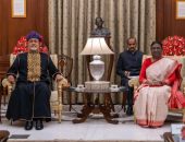حرصا على توطيد العلاقات العُمانية الهندية رئيسة جمهورية الهند تستقبل سلطان عُمان بقصر راشترا باتي بهافان بالعاصمة الهندية نيودلهي