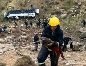 وفاة وإصابة 40 شخصاً في حادث سير مروع بالأردن (صور)