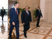 السيد الرئيس عبد الفتاح السيسي يستقبل السيد “ألكسندر دي كروو”، رئيس الوزراء البلجيكي رئيس الاتحاد الأوروبي، على هامش القمة المصرية الأوروبية
