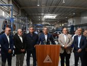 رئيس الوزراء يُدلي بتصريحات تليفزيونية عقب تفقده مصنع بيراميدز للإطارات بمحافظة بورسعيد