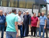 رئيس الإدارة المركزية لشؤون المناطق والخدمات يتابع انتقال طلاب الشهادة الثانوية بغزة لبيت شباب الأزهر ب١٥ مايو.