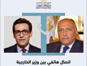 وزير الخارجية سامح شكري يُجري اتصالاً مع وزير الخارجية الفرنسي