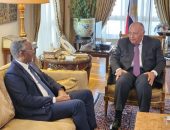 سامح شكري يستقبل وزير الشئون الخارجية والتعاون الدولي الصومالي