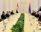 السيد الرئيس عبد الفتاح السيسى يلتقى بالقصر الرئاسي في العاصمة الأرمينية ييريفان مع الرئيس “فاهاجن خاتشاتوريان”،