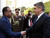 رئيس الوزراء يلتقي الرئيس الكرواتي والوفد المرافق له