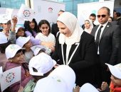 القباج تتفقد أنشطة وزارة التضامن الاجتماعي المشاركة في الدورة الـ٥٤ لمعرض القاهرة الدولي للكتاب.. وتلتقي الشباب المترددين على جناح الوزارة وأسرهم