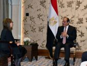 السيد الرئيس عبد الفتاح السيسي يلتقى في دبي مع السيدة نجلاء بودن، رئيسة وزراء الجمهورية التونسية.