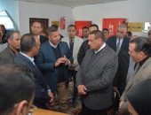 وزير التنمية المحلية يختتم زيارته للمنيا بتفقد غرفة العمليات و إدارة نظم المعلومات ووحدة المتغيرات المكانية بمبني المحافظة