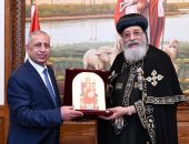 قداسة البابا يستقبل وفد الأكاديمية البحرية