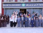 رئيس جامعة الأزهر يشيد بطلاب المعاهد الأزهرية ببني سويف