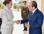 السيد الرئيس عبد الفتاح السيسي يستقبل بقصر الاتحادية السيدة “ميتا فريدريكسن”، رئيسة وزراء الدنمارك.