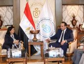 “رئيس هيئة الرعاية الصحية” و “ممثل منظمة الصحة العالمية بمصر” يستعرضان المسودة النهائية لدراسة الحسابات الصحية القومية في مصر قبل الإعلان الرسمي