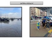 وزير التنمية المحلية يتلقي تقريراً من غرفة عمليات الوزارة عن جهود المحافظات لإزالة تجمعات الأمطار