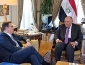 وزير الخارجية يستقبل نائب رئيسة المفوضية الأوروبية والمفوض الأوروبي لنشر وتعزيز أسلوب الحياة الأوروبية